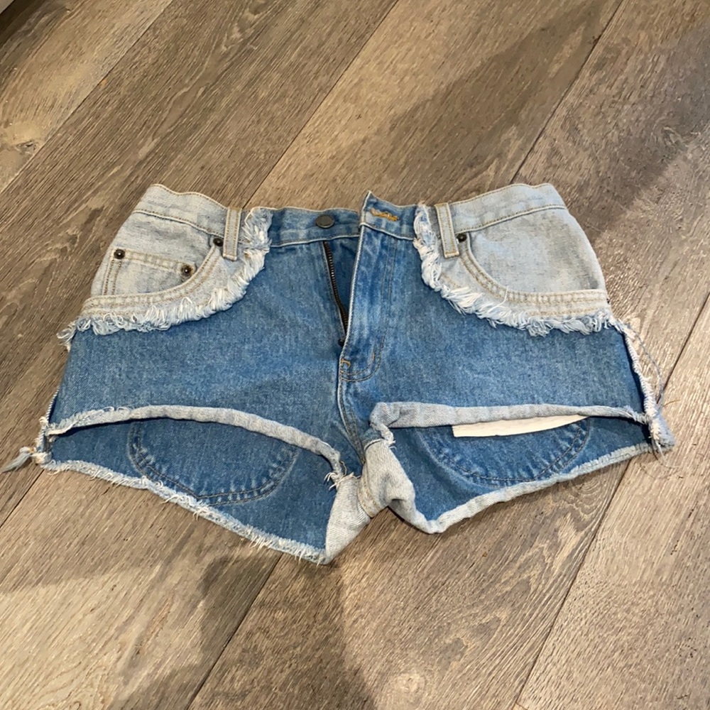 Denim shorts